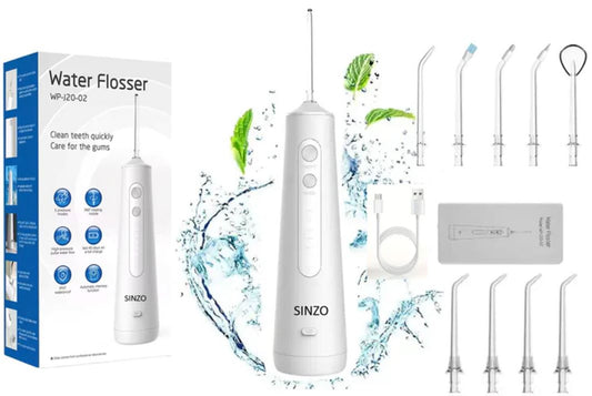 Irigator Oral Profesional pentru Dus Bucal, 5 Programe, Portabil, Incarcare Type C