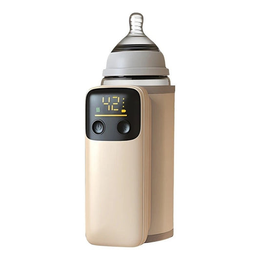 Incalzitor Biberoane Portabil SINZO® Incarcare USB, Baterie 8000mAh, Control Termic 6 Trepte, Afisaj Digital, Temperatura Constanta 24H