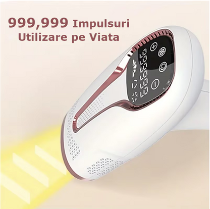 Epilator IPL, epilare definitiva fara durere, 999.999 impulsuri, 5 trepte de intensitate