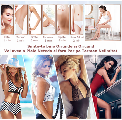 Epilator IPL, epilare definitiva fara durere, 999.999 impulsuri, 5 trepte de intensitate